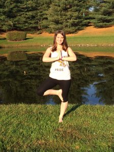 Finding literal and figurative balance in tree pose
