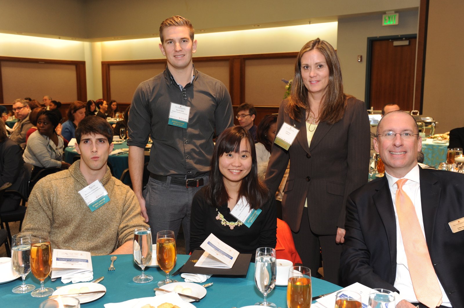The donors and scholarship recipients.