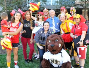 Does USG have spirit? Our campus has 9X the school spirit since we house programs from nine different Maryland Institutions. 