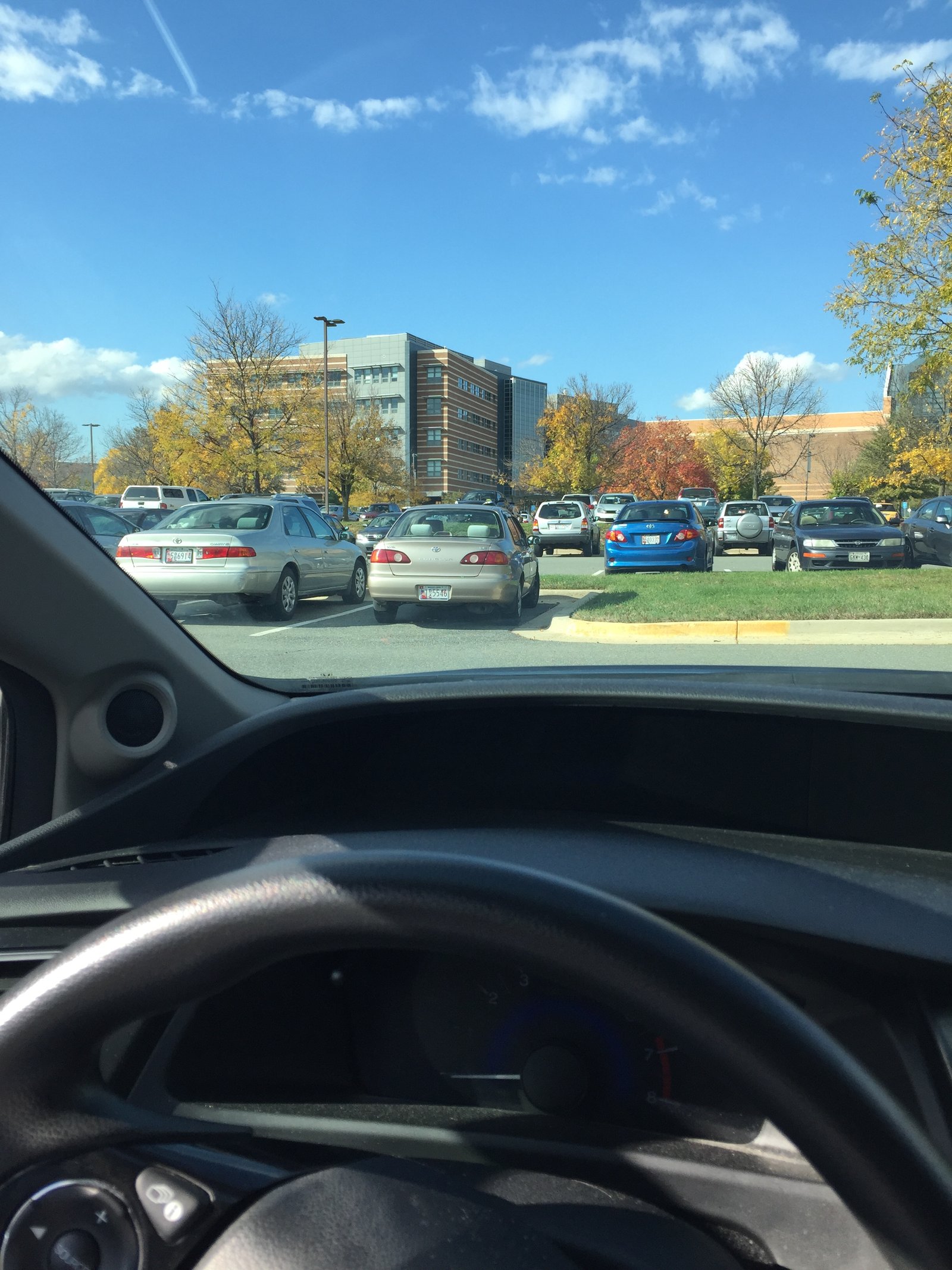 Sit in my car and reflect.