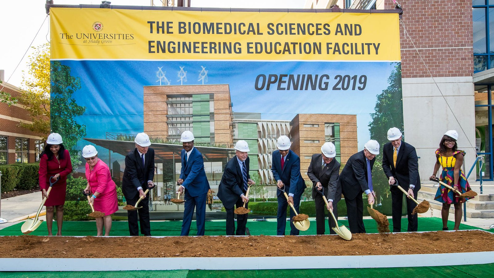 Universities at Shady Grove (USG) STEMM building groundbreaking