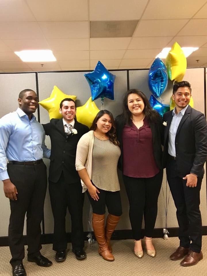 Some of my coworkers in the SAS Suite! (We were coming from the Scholarship Luncheon)