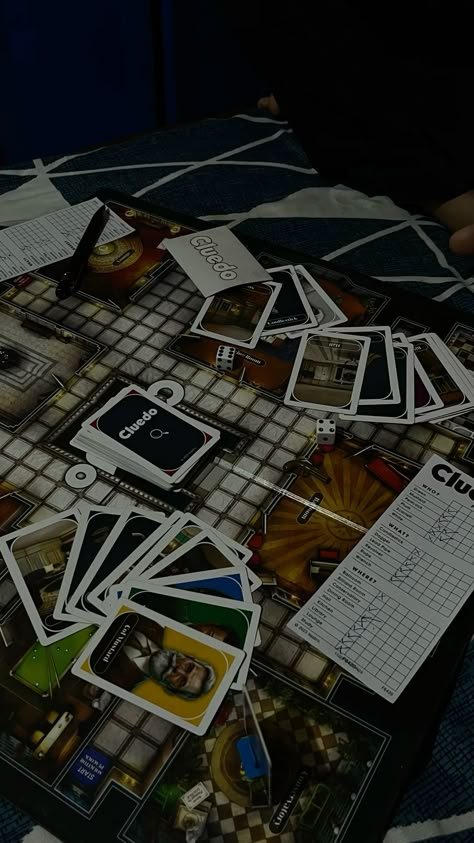 This may contain: a board game with lots of cards on it