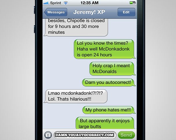 Image result for funny autocorrect