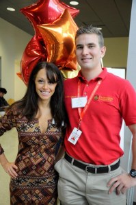 Jennifer Cohen and myself, Derek Nehls, at The Universities of Shady Grove's open house on October 25th, 2014. Not only did Jen convince me to apply for Shady Grove but she also encouraged me to become a student ambassador.   