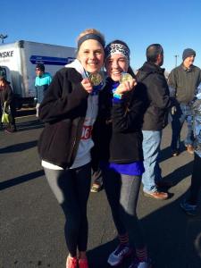 Showing off that bling bling.