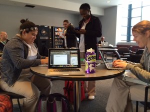 Second semester is all about that...studying (and texting).