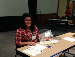 Christine Thinn at the Poverty Simulation