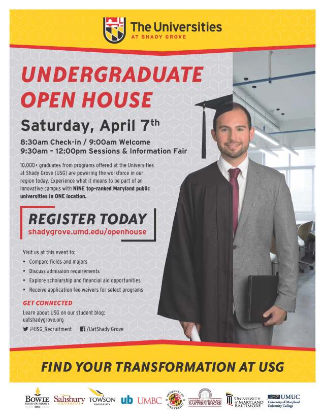 Spring 2018 General Open House Flyer