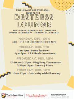 Destress lounge